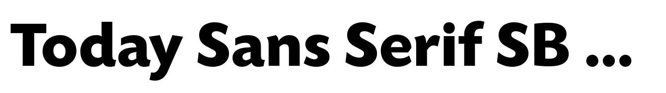 Today Sans Serif SB Bold